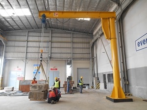 load test jib crane